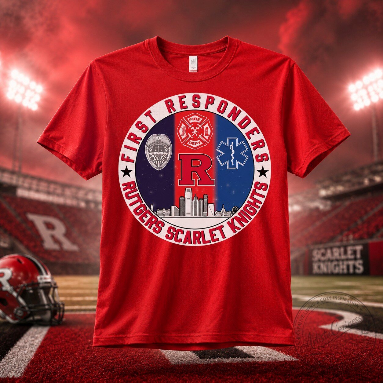Rutgers Scarlet Knights First Responders Appreciation Shirt